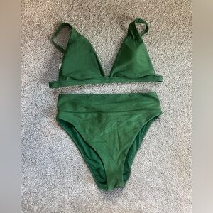 AERIE RIBBED BIKINI BOTT PIECES SIZE M